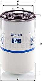 Mann-Filter WK 11 051 - Паливний фільтр avtolavka.club