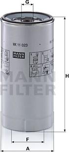 Mann-Filter WK 11 023 z - Паливний фільтр avtolavka.club
