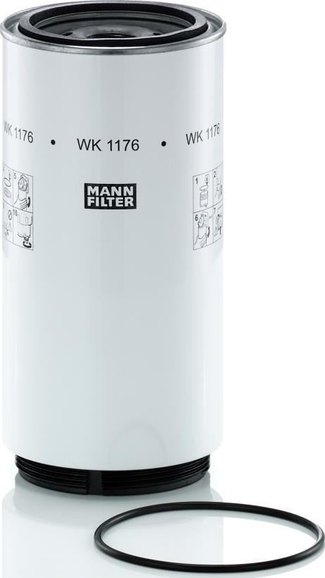 Mann-Filter WK 1176 x - Паливний фільтр avtolavka.club