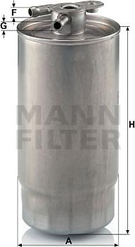 Mann-Filter WK 841/1 - Паливний фільтр avtolavka.club