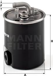 Mann-Filter WK 842/18 - Паливний фільтр avtolavka.club