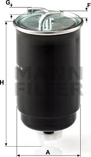 Mann-Filter WK 842/3 - Паливний фільтр avtolavka.club