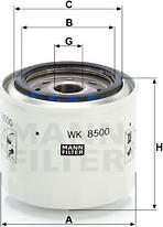 Mann-Filter WK 8500 - Паливний фільтр avtolavka.club