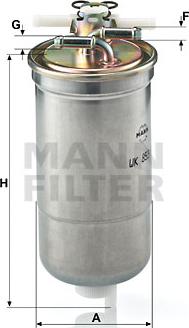 Mann-Filter WK 853/4 - Паливний фільтр avtolavka.club