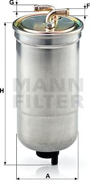 Mann-Filter WK 853/16 - Паливний фільтр avtolavka.club