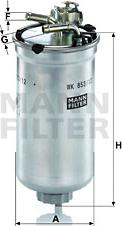 Mann-Filter WK 853/12 z - Паливний фільтр avtolavka.club