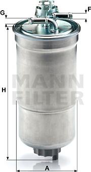 Mann-Filter WK 853/3 x - Паливний фільтр avtolavka.club