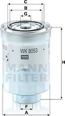 Mann-Filter WK 8053 z - Паливний фільтр avtolavka.club