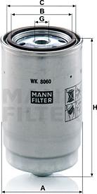 Mann-Filter WK 8060 Z - Паливний фільтр avtolavka.club