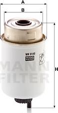 Mann-Filter WK 8140 - Паливний фільтр avtolavka.club
