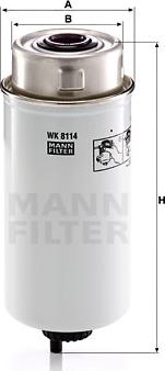 Mann-Filter WK 8114 - Паливний фільтр avtolavka.club