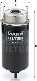 Mann-Filter WK 8184 - Паливний фільтр avtolavka.club