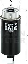 Mann-Filter WK 8170 - Паливний фільтр avtolavka.club