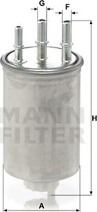 Mann-Filter WK 829/6 - Паливний фільтр avtolavka.club