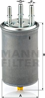 Mann-Filter WK 829/7 - Паливний фільтр avtolavka.club