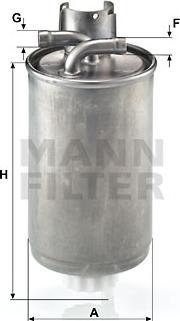 Mann-Filter WK 829 - Паливний фільтр avtolavka.club