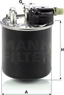 Mann-Filter WK 820/14 - Паливний фільтр avtolavka.club