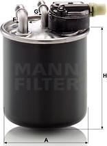 Mann-Filter WK 820/22 - Паливний фільтр avtolavka.club