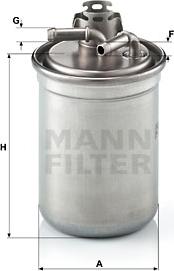 Mann-Filter WK 823/3 x - Паливний фільтр avtolavka.club