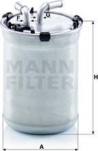 Mann-Filter WK 823/2 - Паливний фільтр avtolavka.club