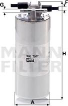 Mann-Filter WK 7002 - Паливний фільтр avtolavka.club