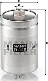 Mann-Filter WK 725 - Паливний фільтр avtolavka.club