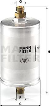 Mann-Filter WK 726/3 - Паливний фільтр avtolavka.club