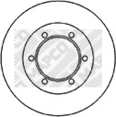 Mapco 45556 - Гальмівний диск avtolavka.club