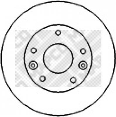 Mapco 15579 - Гальмівний диск avtolavka.club