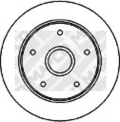 IPS Parts IBP-1318 - Гальмівний диск avtolavka.club