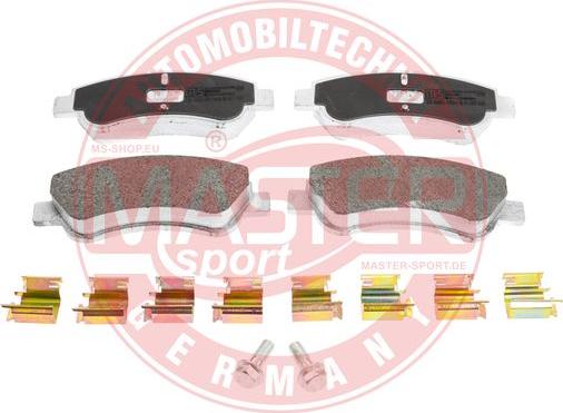 MASTER-SPORT GERMANY 13046039942K-SET-MS - Гальмівні колодки, дискові гальма avtolavka.club