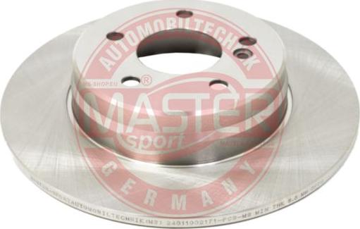 MASTER-SPORT GERMANY 24011002171-PCS-MS - Гальмівний диск avtolavka.club