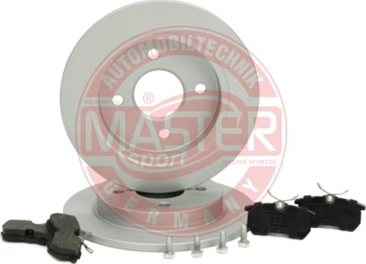 MASTER-SPORT GERMANY 201001150 - Комплект гальм, дисковий гальмівний механізм avtolavka.club