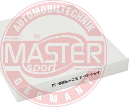 MASTER-SPORT GERMANY 2358-IF-PCS-MS - Фільтр, повітря у внутрішній простір avtolavka.club