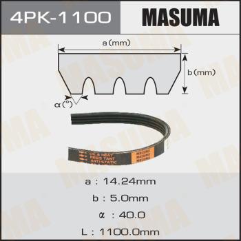 MASUMA 4PK1100 - Поліклиновий ремінь avtolavka.club