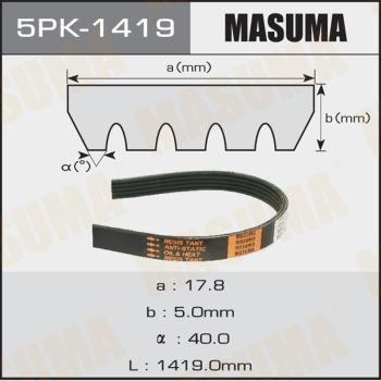 MASUMA 5PK-1419 - Поліклиновий ремінь avtolavka.club