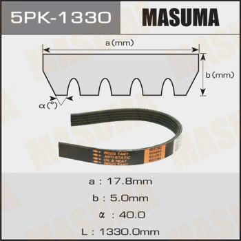 MASUMA 5PK-1330 - Поліклиновий ремінь avtolavka.club