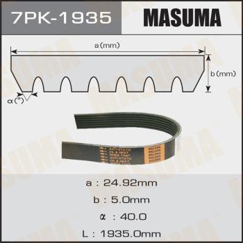 MASUMA 7PK1935 - Поліклиновий ремінь avtolavka.club
