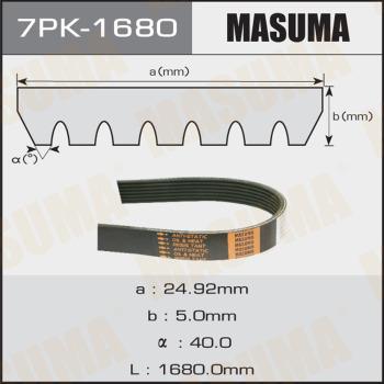 MASUMA 7PK-1680 - Поліклиновий ремінь avtolavka.club