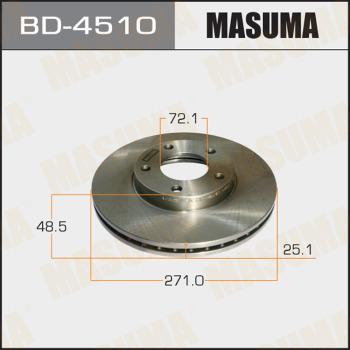 MASUMA BD-4510 - Гальмівний диск avtolavka.club