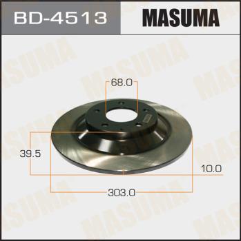 MASUMA BD-4513 - Гальмівний диск avtolavka.club