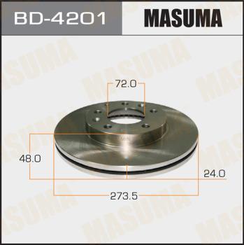 MASUMA BD-4201 - Гальмівний диск avtolavka.club