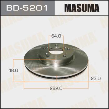 MASUMA BD-5201 - Гальмівний диск avtolavka.club