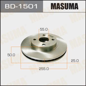 MASUMA BD-1501 - Гальмівний диск avtolavka.club