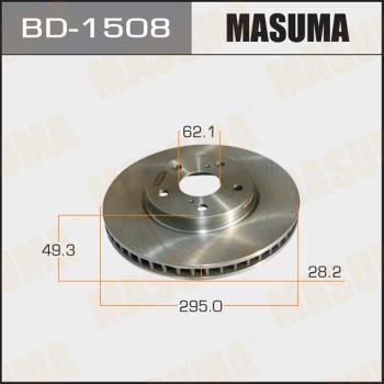 MASUMA BD-1508 - Гальмівний диск avtolavka.club