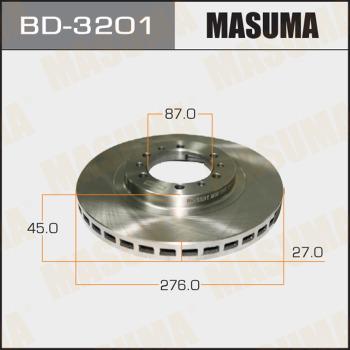 MASUMA BD-3201 - Гальмівний диск avtolavka.club