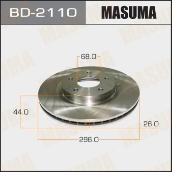 MASUMA BD-2110 - Гальмівний диск avtolavka.club