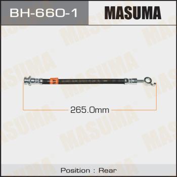 MASUMA BH-660-1 - Гальмівний шланг avtolavka.club