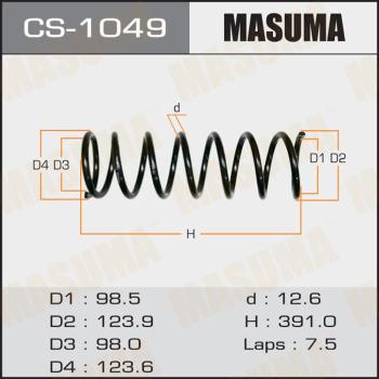 MASUMA CS-1049 - Пружина ходової частини avtolavka.club