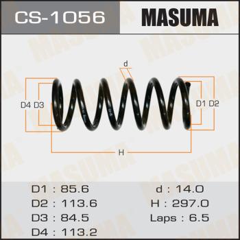 MASUMA CS-1056 - Пружина ходової частини avtolavka.club